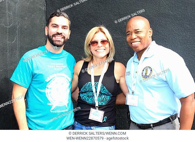 7th Annual T.E.A.L Walk and 5k Run held at at Bandshell in Prospect Park Featuring: Rafael Espinal, Stacey Sager, Brooklyn Borough President Eric L