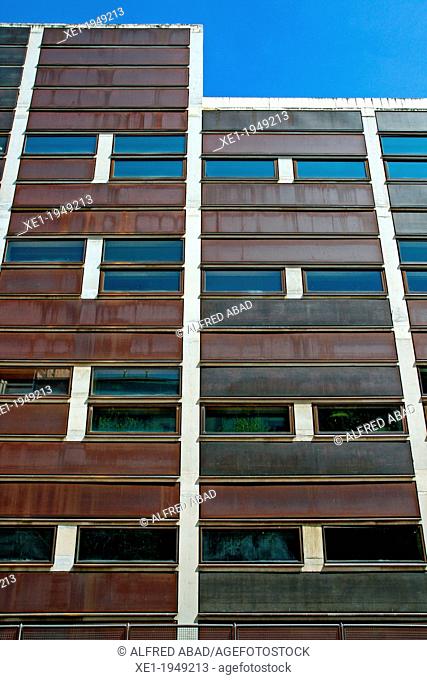 windows, L'Auditori, music auditorium, 1999, arch. Rafael Moneo, Barcelona, Catalonia, Spain