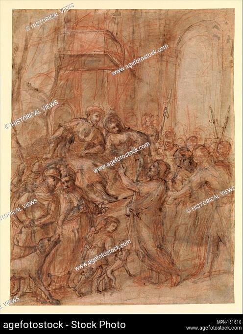 Saint John the Baptist before Herod and Herodias. Artist: Circle of Morazzone (Pier Francesco Mazzucchelli) (Italian, Morazzone 1573-?1626 Piacenza); Date: 16th...