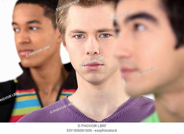 Portrait of three teenagers
