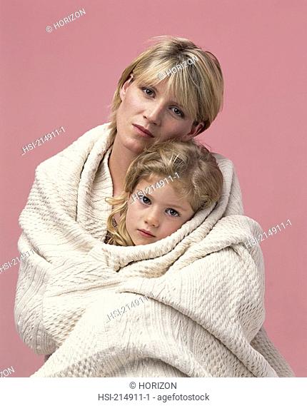Lifestyle, Family, Mother & daughter, Portrait, Indoors