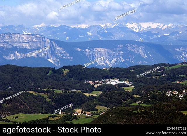 Blick, auf, Oetztaler, Alpen, zillertaler