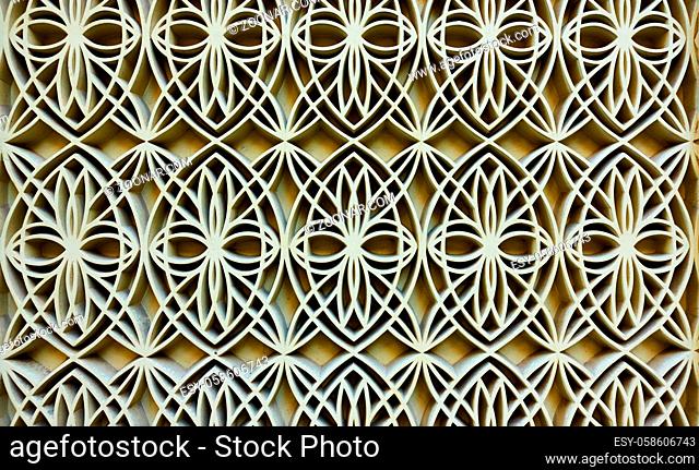 Figured arabian pattern, may be used as background