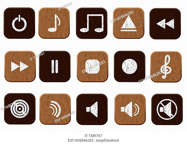 music icons set