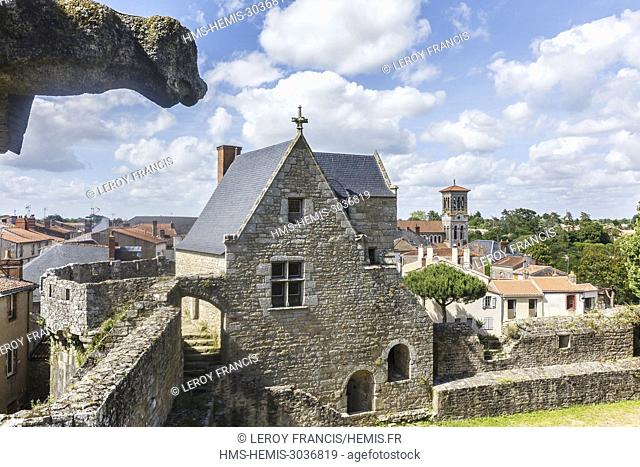 France, Loire Atlantique, Clisson, the castle 13th century