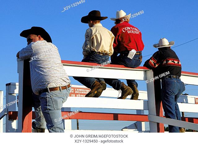Cowboys at the rodeo, Cowtown, New Jersey