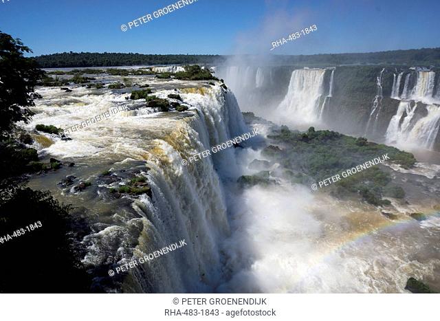 Iguacu Falls, Iguacu National Park, UNESCO World Heritage Site, Brazil, South America