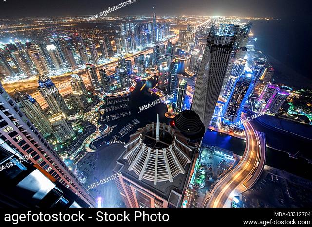 Dubai Marina and Jumeirah Lake Towers, United Arab Emirates