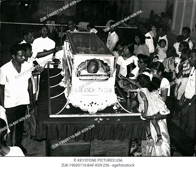 1968 - Exposition of St. Xavier Draws Thousands of Pilgrims. The body of St. Francis Xavier, which is revealed every ten or twelve years