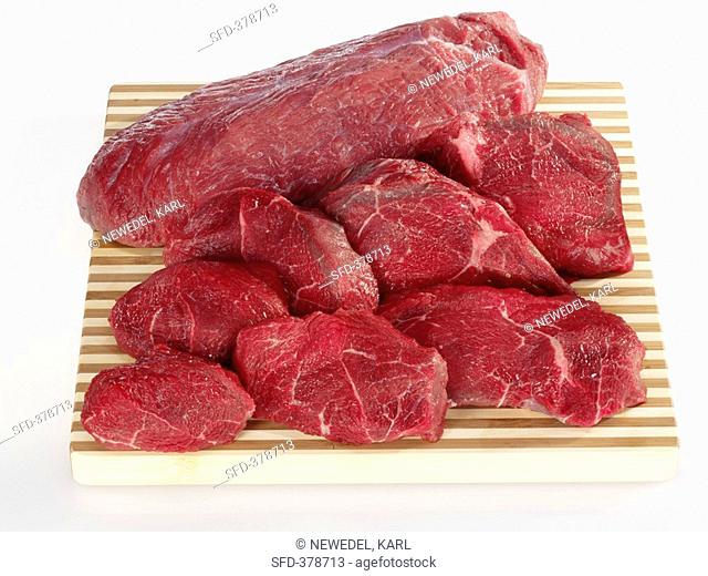 Beef: chuck eye steak a cut from the shoulder