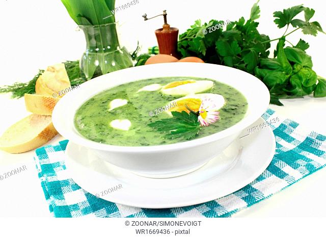 herb soup