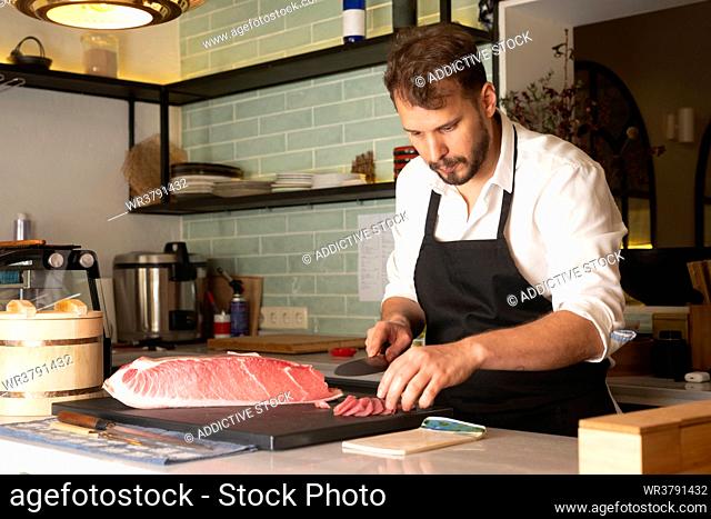 cutting, prepared fish, fillet