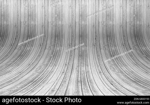 Wood background with verical and curved planks
