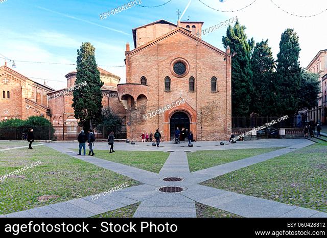 Santo Stefano also called Seven Churches in the old town of Bologna