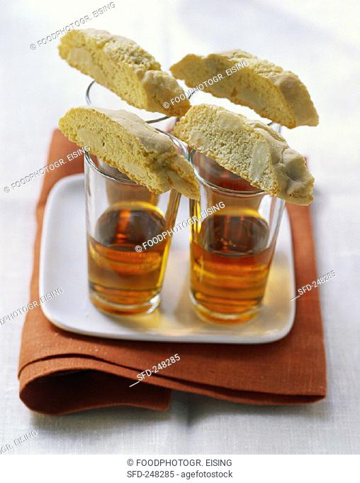 Cantuccini with vin santo