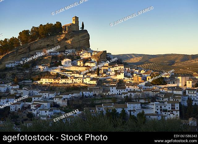 Moorish Castle, Montefrio, Washington Irving Route, Granada province, Andalusia, Spain, Europe