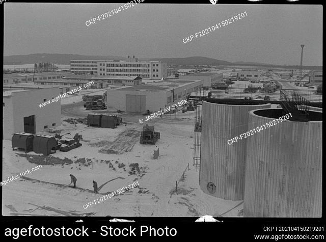 ***MARCH 1985 FILE PHOTO***  Preparatory work on the Temelin nuclear power plant. Preparatory work related to the construction of the Temelin nuclear power...