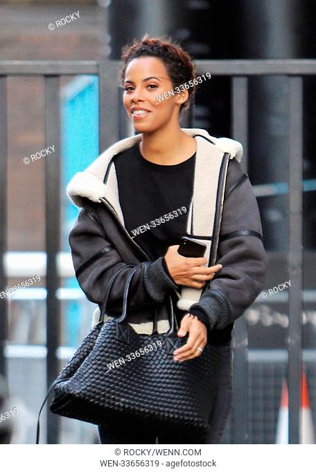 Rochelle Humes outside ITV Studios Featuring: Rochelle Humes Where: London, United Kingdom When: 30 Jan 2018 Credit: Rocky/WENN.com