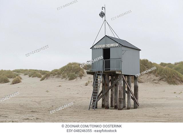 The sea cottage of Terschelling is from the end of 2015 posted near pole 24 on the North Sea Beach at the dunes on a larger and more secure distance from the...