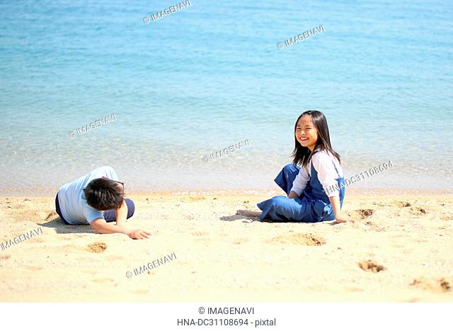 Child at Sand Beach