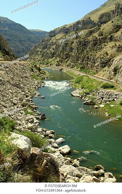 Thermopolis, WY, Wyoming, Wind River, Wind River Canyon