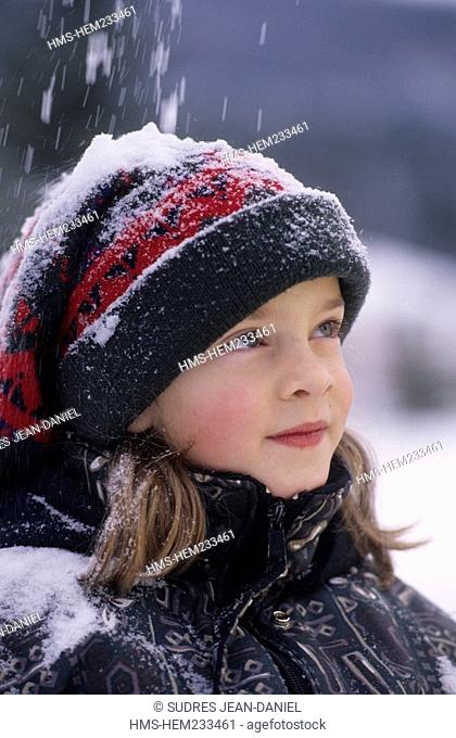 Canada, Quebec Province, Riviere Eternite, portrait of Emily the young skater