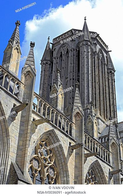Coutances Cathedral, Coutances, Manche department, Lower Normandy, France
