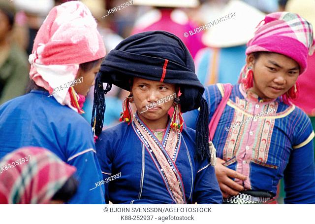 Bulang women in Xishuangbanna. Yunnan. China
