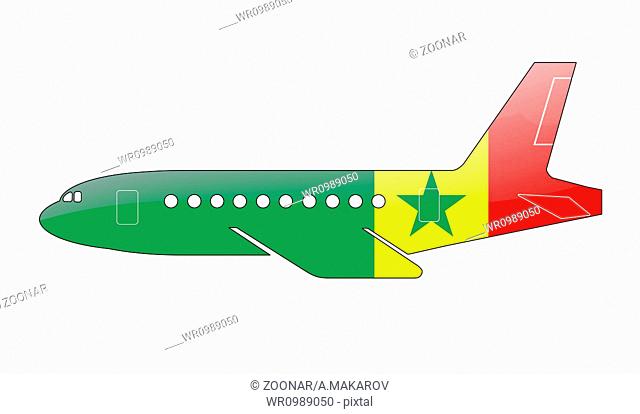 The Senegal flag