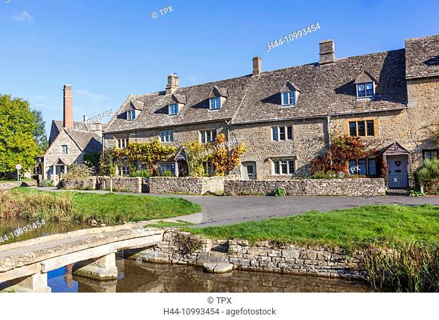 England, Gloucestershire, Cotswolds, Upper Slaughter