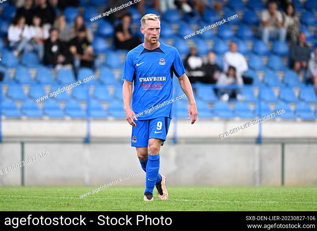 Michael Lallemand of Dender during the Challenger Pro League season 2023 - 2024 match day 3 match between FCV Dender EH and Lierse Kempenzonen on August 27