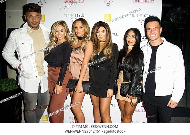 various celebrities attend In The Style AW16 Launch Event Featuring: Geordie Shore, Holly Hagan, Charlotte Crosby, Chloe Ferry, Sophie Kasaei