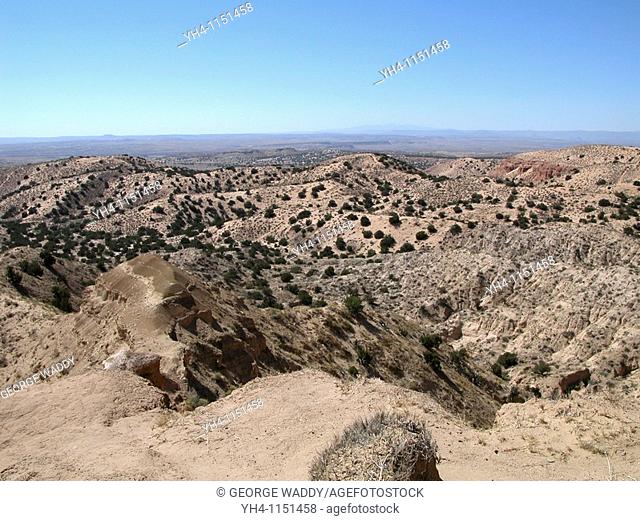 New Mexico badlands, desert