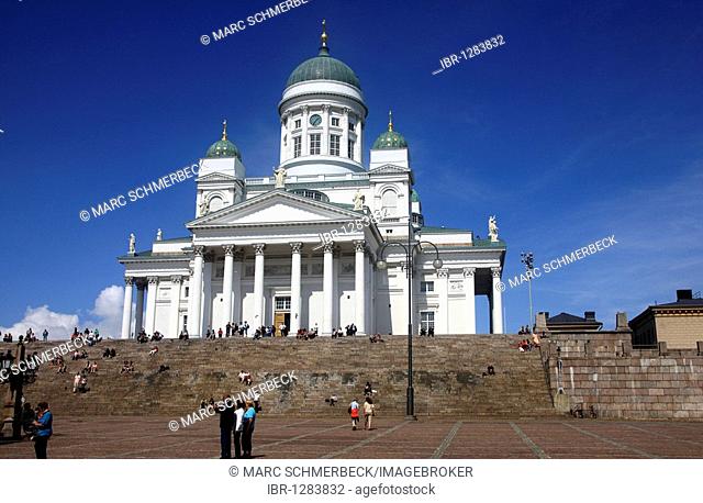 Cathedral and Senate Square, Helsinki, Finland, Europe