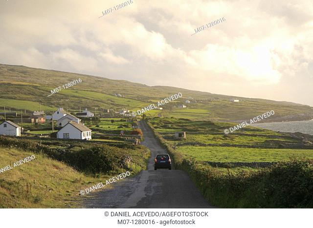 Road to Fanore, Burren coastline, Ireland