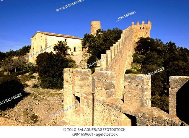 Castle Capdepera, XII-XIV, Capdepera, County Llevant, Majorca, Balearic Islands Spain