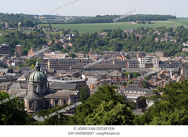 Aerial view on Namur, Belgium
