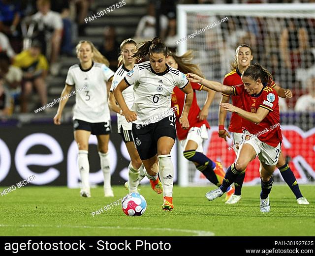 firo : 07/12/2022 football, soccer, UEFA WOMEN'S EURO 2022, women EM 2022 England, European championship 2022, Germany - Spain v