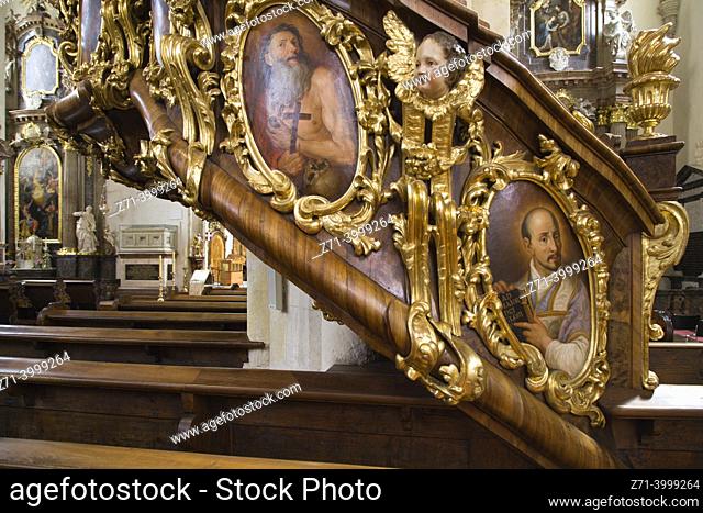 Austria, Styria, Graz, Dom, Cathedral, interior,