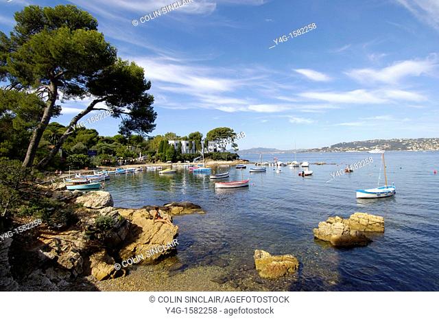 Cap d'Antibes, small harbour, French Riviera
