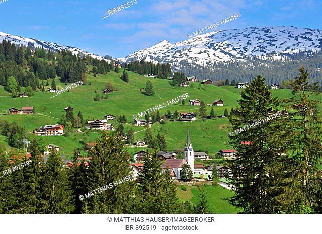 Hirschegg, Kleinwalsertal, Vorarlberg, Allgaeuer Alps, Austria, Europe