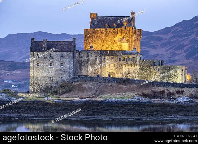 Eilean Donan Castle, 13th century, Kyle of Lochalsh, Highlands, Scotland, UK