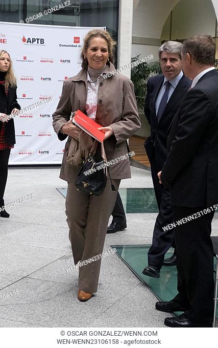 Spain's Princess Elena de Borbón presents the X Week Fire Prevention in Madrid Featuring: Princess Elena de Borbon Where: Madrid