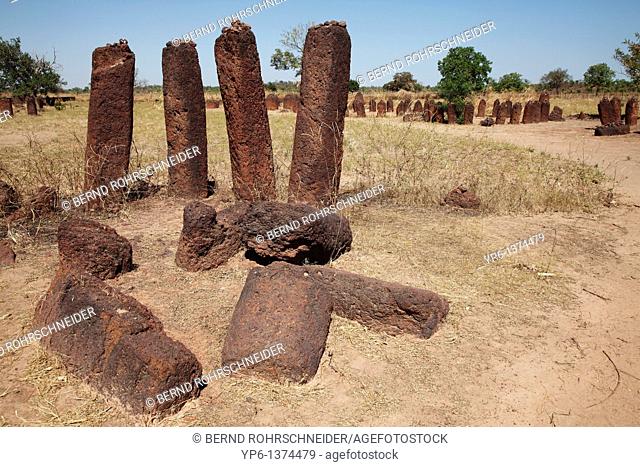 Wassu stone circles, world cultural heritage, The Gambia, Africa