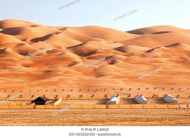 The Moreeb dunes (Al Moreb Hill) at the Liwa Oasis, Emirate of Abu Dhabi, UAE