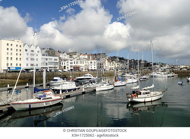 Saint Peter Port, Island of Guernsey, Bailiwick of Guernsey, British Crown dependency, English Channel, Atlantic Ocean, Europe