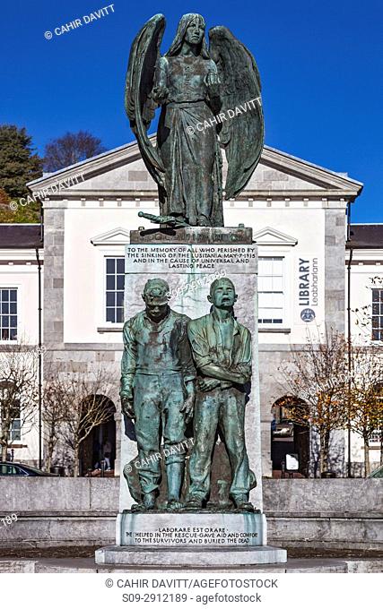 The Lusitania Peace Memorial, Casement Square, Cobh, Co. Cork, Munster, Ireland