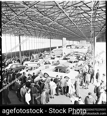 ***SEPTEMBER 20, 1966 FILE PHOTO*** The stand of cars Ford of USA during the VIII. International Engineering Fair in Brno, Czechoslovakia, September 20, 1966