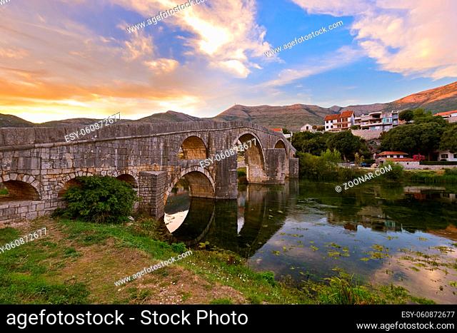 Old bridge in Trebinje - Bosnia and Herzegovina - architecture travel background