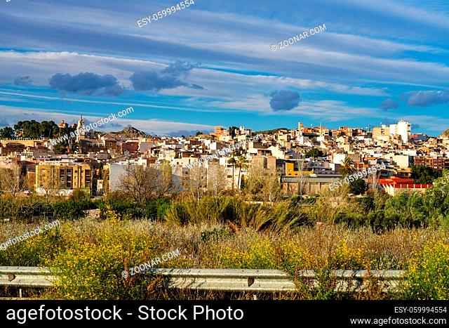 The little village of Abaran in valley ricote, in the Murcia region, Spain